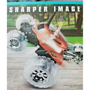 Sharper Image RC 360 Rally Car Thunder Tumbler Remote Control (Red) Brand‎ New